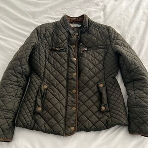Boden dark olive field jacket size 6